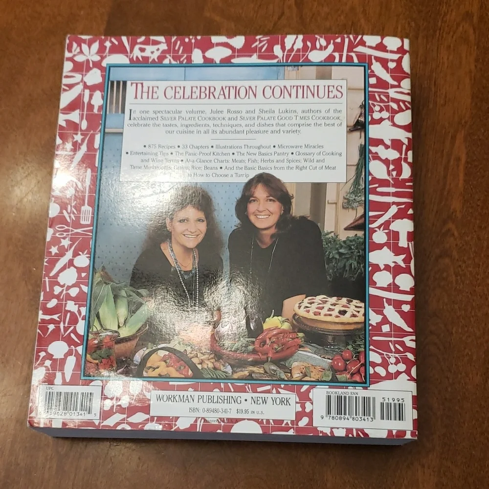 Vtg- The New Basics Cookbook By Julee Rosso & Sheila Lukins (875 Recipes)